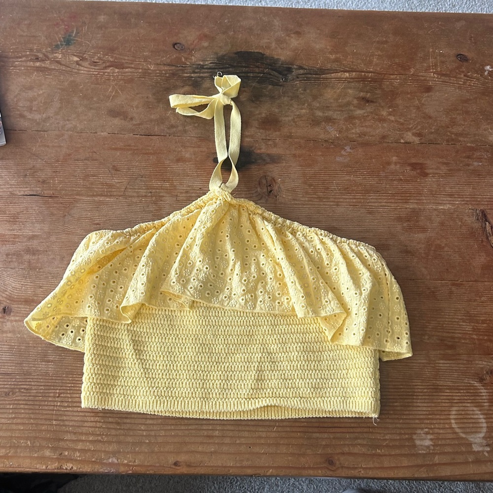 Zara Yellow Top